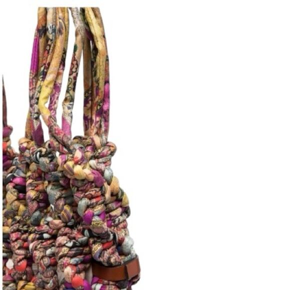 Etro Silk Braided Shoulder Bag Dna Retails $3,010 Rare - Picture 6 of 15